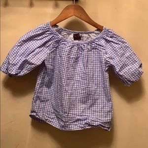 Little girls plaid shirt